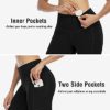 CHRLEISURE Biker Shorts with Pockets for Women High Waist, Tummy Control Workout Spandex Shorts - Image 3