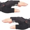 Hopedas Workout Gloves Weight Lifting Gloves Palm Support Protection for Men Women, Exercise Gloves Sports for Training, Fitness, Gym, Black - Image 7