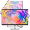 Dell S2722QC 27-inch 4K USB-C Monitor - UHD (3840 x 2160) Display, 60Hz Refresh Rate, 8MS Grey-to-Grey Response Time (Normal Mode), Built-in Dual 3W Speakers, 1.07 Billion Colors - Platinum Silver - Image 10