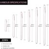 CAMNAL 16MM Nylon Sling Runner 22KN(4840 lb) Climbing Sling 24 in/60cm, 30 in/80cm, 47in/120cm, 60 in/150cm, 71in/180cm 1/2/3 Pack (48 in/120 cm 1 Pack, Purple) - Image 4