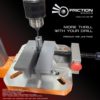 FRICTIONWORKS Vise Jaws. 4" Made in USA Professional Grade Magnetic Soft Jaw Pads for Metal Bench Vise. Med Firm Non-Scratch Polymer. N48 Magnets. - Image 4
