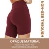 Natural Feelings 4 Pack Biker Shorts for Women-8" Workout Athletic Gym Sports Yoga Shorts Pants High Waist Cycling Shorts - Image 2