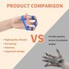 6PCS Finger Exerciser Hand Grip stretcher extension Trainer New Material,Forearm Grip Workout Set for Arthritis Carpal Tunnel Exercise Guitar and Rock Climbing，Relieve Wrist Pain - Image 5
