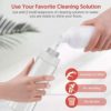 Bellababy Spray Mop and Glass Wiper,Microfiber Mop with 3 Reusable Pads Can Spray Upward,360 Degree Rotatable Mop Head Suitable for Hardwood, Marble, Tile(Red) - Image 5