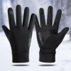 Rain Gear Winter Screen Suitable Cycling Windproof Gloves Gloves Gloves Gloves Work Unisex Non-Slip and - Image 3