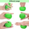 AULEEP Stress Balls,2-Pack Grip Strength Trainer Hand Therapy Exercise Balls for adults and Kids, Stress Relief Finger Resistance Exercise Squeezer Fidget(Yellow, Green) - Image 5