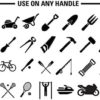 Silicone Rubber Grip Wrap for Tool Handles, Fitness and Sports Equipment - 1.7mm Thick - Image 3