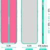 VOFiTNY 20’/16’/13’/10ft Air Mat Inflatable Gymnastics Mats Air track tumbling mat Tumble Track for gymnastics training for Cheer for home w/ E-PUMP - Image 3