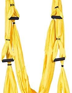 ROBDAE Aerial Yoga Swing Aerial Yoga Hammock Inverted Reverse Yoga Stretch with Dispenser and Extension Strap for Air Yoga Inversion Exercises (Color : Purple, Size : 250x150cm)