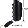 Pepper Defense 4-in-1 Pepper Spray Keychain with Tactical Belt Clip for Self Defense - Maximum Strength Police Grade Formula - 10% OC, 1% CS, 1% CN, Marking Dye - Image 3