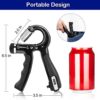 Grip-Strength-Trainer with Counter 2 Pack Adjustable-Resistance 11-132 lbs (5-60kg) Handgrip Exerciser Strengthener Perfect for Muscles Building and Musicians Athletes Hand Rehabilitation Exercising… - Image 7