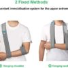 Unizooke Arm Sling - Medical Support Strap for Broken & Fractured Bones - Adjustable Shoulder, Rotator Cuff Full Soft Immobilizer - For Left, Right Arm, Men Women(Simple/Lightweight/Comfortable) - Image 4