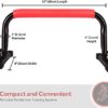 Rubberbanditz Parallettes Bars For Push Ups & Dip | Lightweight, Heavy Duty Non-Slip Parallel Bars Stand For Handstands, Calisthenics, Crossfit, Gymnastics, & Bodyweight Training Workouts - Image 2