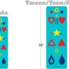 Chi Universe, Phresh Chi Mat, Kids Yoga Mat in Aqua for Exercise, Meditation, Fitness, Wellness - Easy to Learn Mats for All Levels with Free App Games, Fun Activities & Poster - 60” x 18.5” x 5mm - Image 3