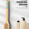 Metene Shower Brush with Soft and Stiff Bristles, Bath Dual-Sided Long Handle Back Scrubber Body Exfoliator for Wet or Dry Brushing - Image 6