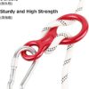 Azarxis 35 KN 50KN Climbing Rescue Figure 8 Descender Large Bent-Ear Rigging Plate Heavy Duty & High Strength Rappel Device Equipment for Rappelling, Belaying, Tree Climbing, Aerial Silks Rigging - Image 3