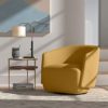 Amazon Brand - Rivet Coen Modern Upholstered Accent Swivel Chair, 30"W, Maize Yellow - Image 6