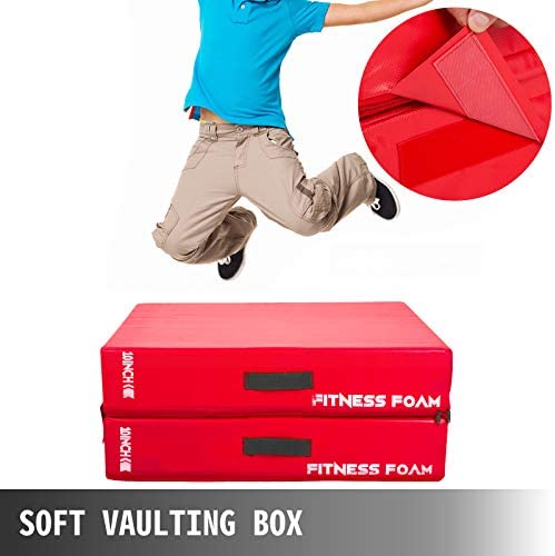 Happybuy 10 inch Thickness Fitness Crash Pad, Max Capacity 880LBS Barbell Crash Cushion Pads, High-Density Foam Filler Weightlifting Protector Falling Pads, One Pair Cushioned Foam Mat for Olympic Weightlifting - Image 6