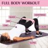 GYMB Resistance Band Set - Non Slip Cloth Exercise Bands to Workout Glutes, Thighs & Legs - Includes Booty Band Training Videos for Gym & Home Fitness, Yoga, Pilates for Men/Women - 3 Levels - Image 4