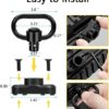 Rifle Sling 2 Point Sling Quick Adjust with QD Sling Swivels, 2 PCS QD Sling Mount for Mlok, Rifle Straps with Fast Adjust Thumb Loop - Image 3