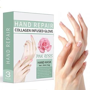 Hand Peel Mask, (3 Pack) Moisturizing Gloves,Moisturizing Natural Therapy Gloves,Exfoliating Hand Peeling Mask for Dry Hands, Repair Rough Skin for Men Women