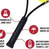 Silicone Rubber Grip Wrap for Tool Handles, Fitness and Sports Equipment - 1.7mm Thick - Image 2
