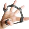 Airisland Finger Stretcher Hand Resistance Bands Hand Extensor Exerciser Finger Grip Strengthener Strength Trainer Gripper Set for Arthritis Carpal Tunnel Exercise Guitar and Rock Climbing 3pcs - Image 3