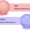 Youri Soul Hand Stress Balls - Hand Therapy Balls - Hand Grip Balls - Hand Squeeze Balls for Stress Relief, Arthritis Pain Relief, Strengthening Therapy, Set of 2 color Squeeze Balls - Image 7