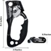 WILDKEN Climbing Hand Ascender Outdoor Mountaineering Tree Arborist Climbing Rappelling Equip Hand Ascender for 8-12MM Rope Left Right Hand Ascender - Image 5