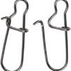 100 Pack Duo Lock Snaps Size 0-8 Black Nice Snap Swivel Solid Rings Stainless Steel USA Fishing Tackle Kit - Test: 26LB-220LB - Image 5