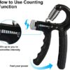 Adjustable Grip Strength Trainer, Strength Exerciser for Finger Hand Wrist and Forearm, hand gripper for therapy，Suitable for Home Gym Athlete Training and Rehabilitation Training - Image 4