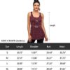 Cestyle Womens Tank Tops with Built in Bras Racerback Yoga Workout Sports Activewear - Image 6