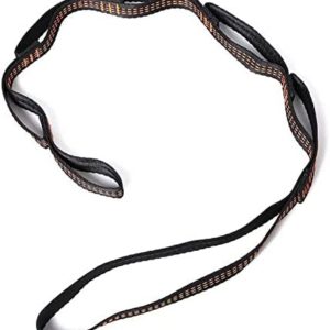 QueenLine Full Set 6 Handles Anti-Gravity Aerial Yoga Hammock Flying Swing Trapeze Yoga Inversion Exercises Device Home Gym Hanging Belt Extend Belt