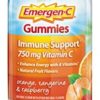 Emergen-C 750mg Vitamin C Gummies for Adults, Immunity Gummies with B Vitamins, Gluten Free, Orange, Tangerine and Raspberry Flavors - 45 Count - Image 2