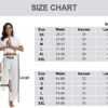 fitglam Women's High Slit Harem Yoga Pants Loose Fit Lounge Beach Pants - Image 6