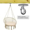 Dolibest Ceiling Anchor Mount Ceiling Mount Bracket for Yoga Swing Suspension Mount Resistance Band Wall Anchor for Yoga Swing, Body Weight Strength Training Systems,2000LB - Image 3