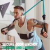 Resistance Bands Set - 150lbs/200lbs/250lbs Exercise Resistance Bands with Handles, 5 Tube Fitness Bands with Door Anchor, Elastic Bands for Exercise, Physical Therapy, Home Workouts - Image 5