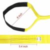 Lift Sling Straps, JCHL 6.5'X2" Heavy Duty Flat Eye Lift Sling 13,000 lbs Capacity Lifting Straps Nylon Tree Saver Recovery Strap Web Sling Winch Strap 2-Pack - Image 3