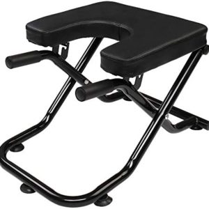 MengK Folding Yoga Inversion Stool Black