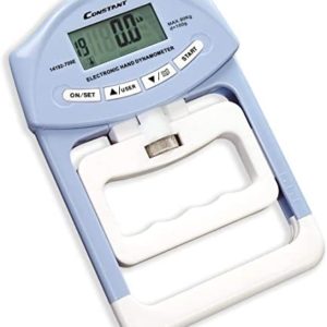 Constant 200 Lbs 90 Kgs Digital Hand Dynamometer Grip Strength Measurement Meter Auto Capturing Hand Grip Power (Blue)