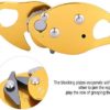Climbing Rope Grab, Self-Braking Stop Descender for 11-12.5mm Rope Clamp Grab Rescue Rappel Ring Climbing Gear - Image 3