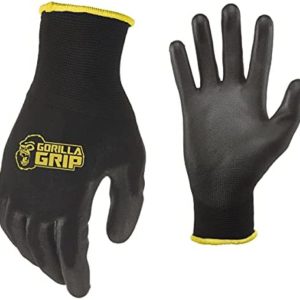 Gorilla Grip Slip Resistant All Purpose Work Gloves | Size: Medium | Single Pair of Gloves