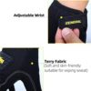 Men Leather Gardening Gloves, Palm Patch Performance Work Gloves for Yard Work, Warehouse Job, Home Improvement, Flexible Breathable Design, Non-Slip Rough Grip (Medium) - Image 3