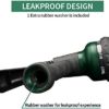 AUTOMAN-Garden-Hose-Nozzle,ABS Water Spray Nozzle with Heavy Duty 7 Adjustable Watering Patterns,Slip Resistant for Watering Plants,Lawn& Garden,Washing Cars,Cleaning,Showering Pets & Outdoor Fun. - Image 4