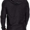 Mens Fashion Athletic Hoodies Sport Sweatshirt Solid Color Fleece Pullover - Image 6