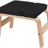 MengK Wooden Yoga Inversion Stool Black - Image 7