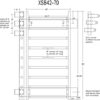 Vita Vibe 42” Wide Extreme Series Stall Bars/Swedish Bars (with Chip Up Bar) - Image 6
