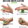 Hand Grip Strengthener Workout Kit (10Pcs )Hands Grip Strength Trainer, Forearm Gripper, Finger Exerciser Stretcher Wrist Ball, Stress Relief Ball for Men and Women, Injury Recovery - Image 6