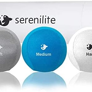 Serenilite Hand Therapy Exercise Stress Ball Bundle - Tri-Density Stress Balls & Grip Strengthening - Therapeutic Hand Mobility & Restoration