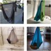 Bisonic Aerial elastic Yoga Hammock - Yoga Swing for Antigravity Yoga, Inversion Exercises, Improved Flexibility & Core Strength - Extension Straps, Carabiners and Pose Guide Included ï¼ˆRed,5x2.8Mï¼‰ - Image 6
